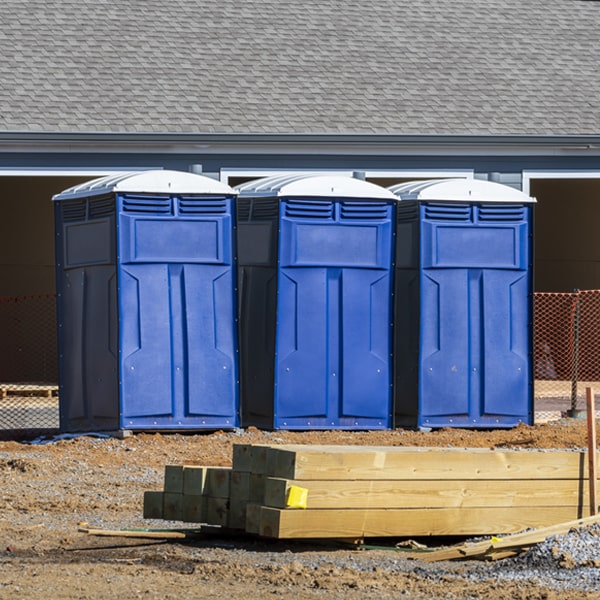 can i customize the exterior of the portable toilets with my event logo or branding in Blue Springs